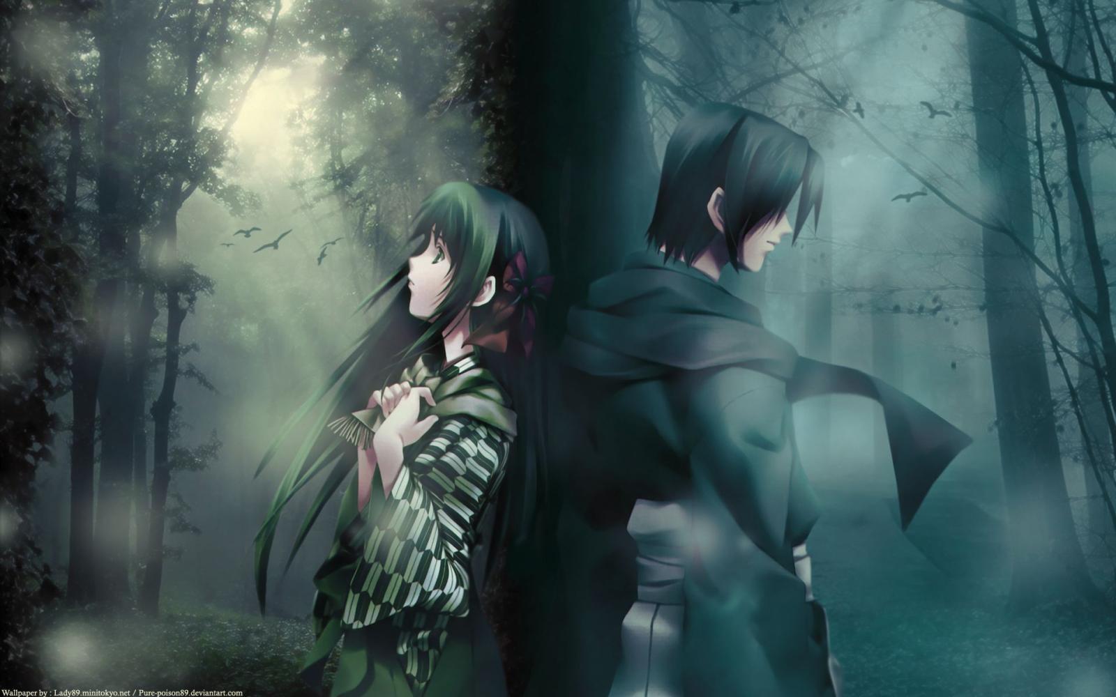 1920x1200 Anime Sad Couple Wallpapers
