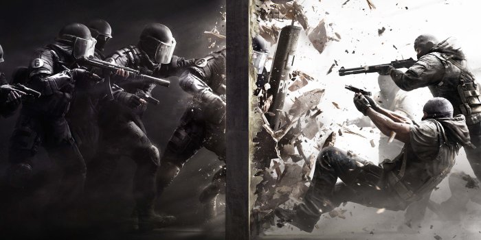 5120x1600 dual monitors, video games, tactical, multiple display, Rainbow Six