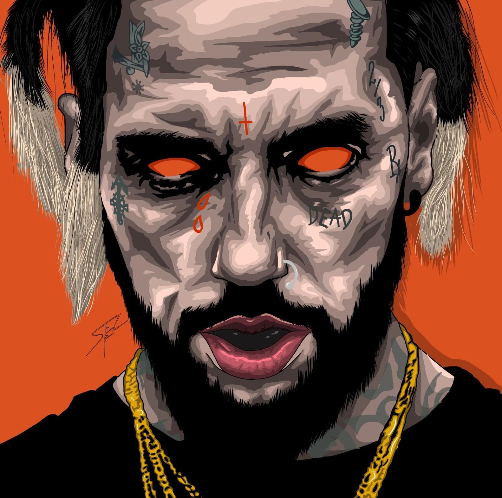 1677x1667 SCRIM #scrim #suicideboys | My Art in 2019 | Rapper art, Dope art