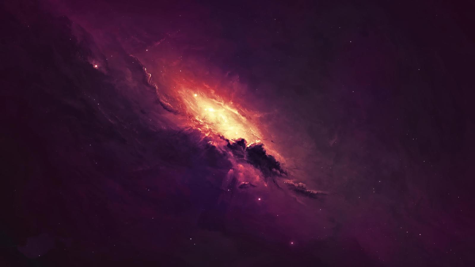3840x2160 Red Nebula [4K] : wallpapers