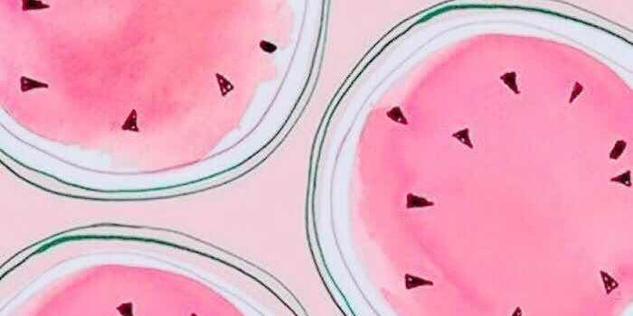 700x1244 Pastel Watermelon Wallpaper for iPhone