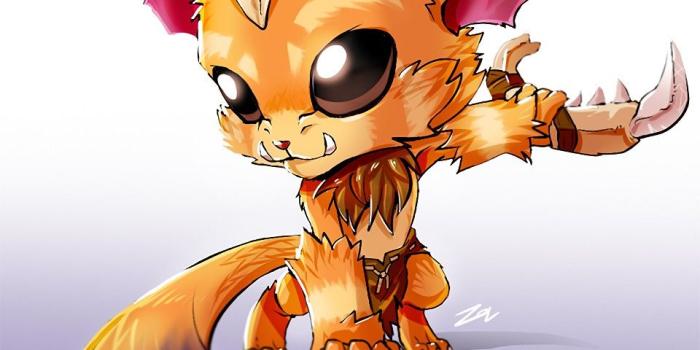 960x1152 Chibi Gnar | Wallpapers & Fan Arts | League Of Legends | LoL Stats