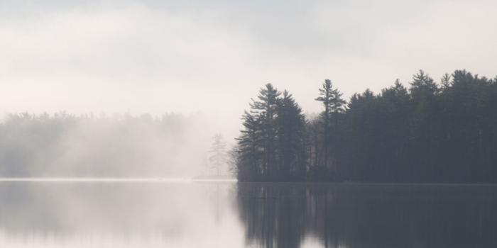 2048x2048 Calming Lake Landscape iPad Wallpaper