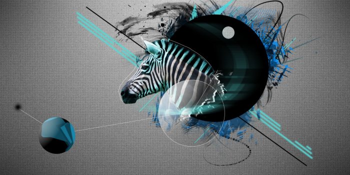 1815x894 zebra head (by SKOKEcp24) | Free Desktop Wallpaper