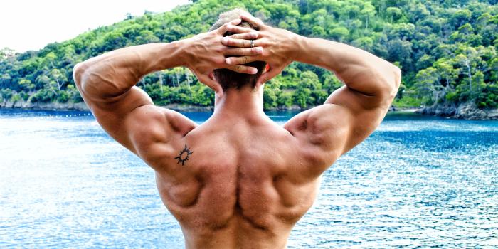 3840x2160 Wallpaper Bodybuilder, back view, man, muscle 3840x2160 UHD 4K