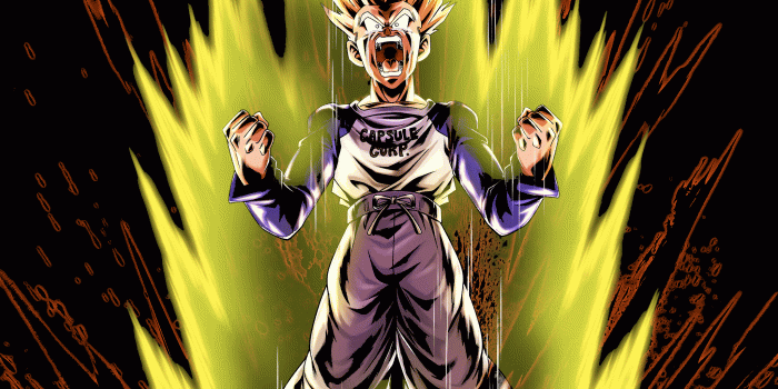 2048x2048 Super Saiyan Trunks (Youth) 46.82% True Black Amoled Wallpaper