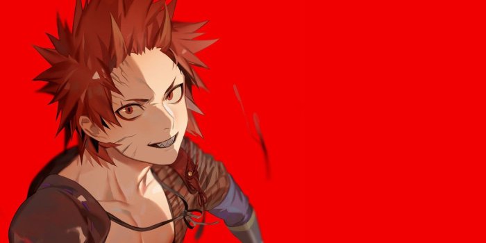 1332x850 Wallpaper look, smile, guy, My hero Academy, My Hero Academia, Boku