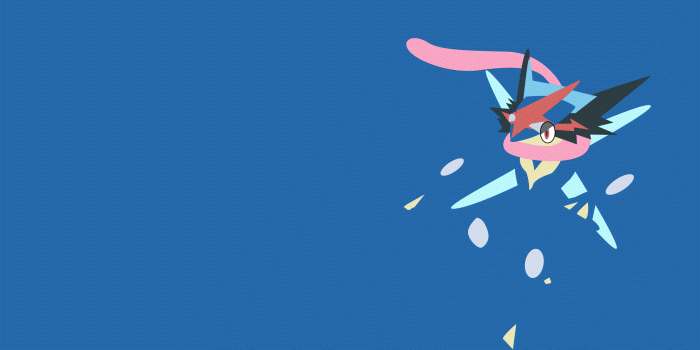 3840x2160 Minimalistic Ash's Greninja : wallpapers