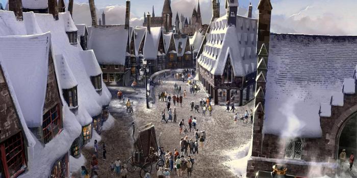 3600x2758 Hogsmeade Desktop Wallpaper