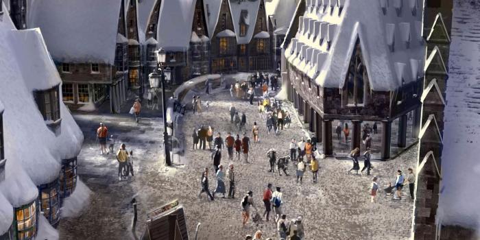 2048x2732 Free download Hogsmeade wallpaper Click picture for high resolution
