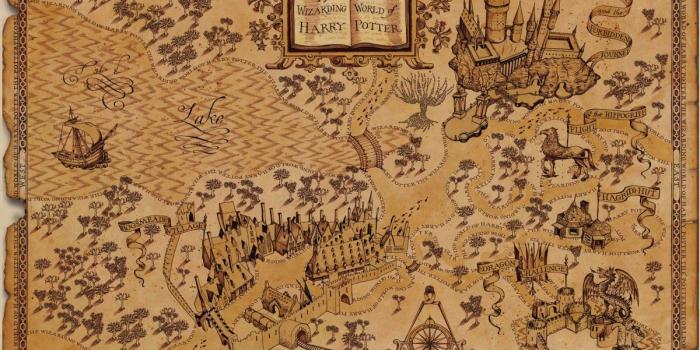 1200x848 Vintage poster Harry Potter Hogwarts Express Diagon Alley Hogsmeade etc  Film Kraft paper Movie Posters wall sticker P6