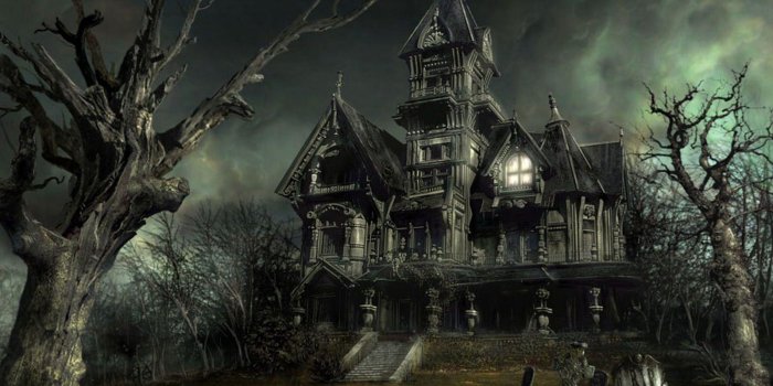 1600x967 Haunted House Wallpapers
