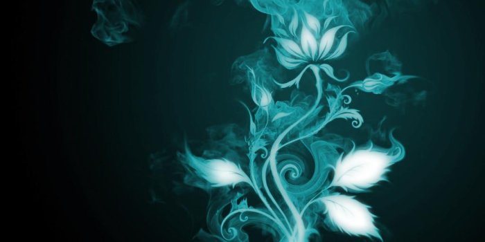 1024x768 Cyan flower - Cyan Wallpaper (24253546) - Fanpop