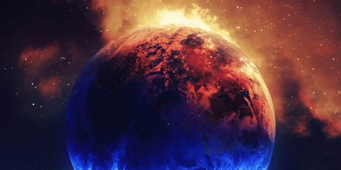 854x1590 I believe it's planet Earth burning and freezing at the same time