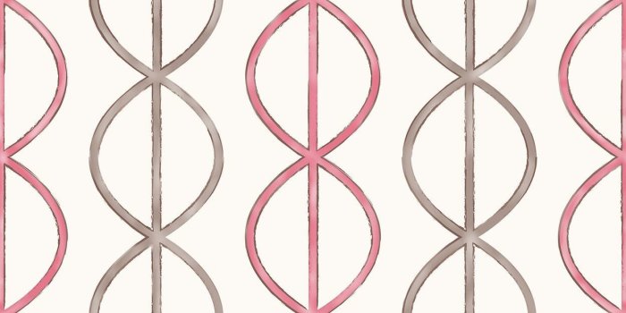 1249x1280 A-Street Prints by Brewster 2656-004009 Banning Stripe Pink Geometric  Wallpaper