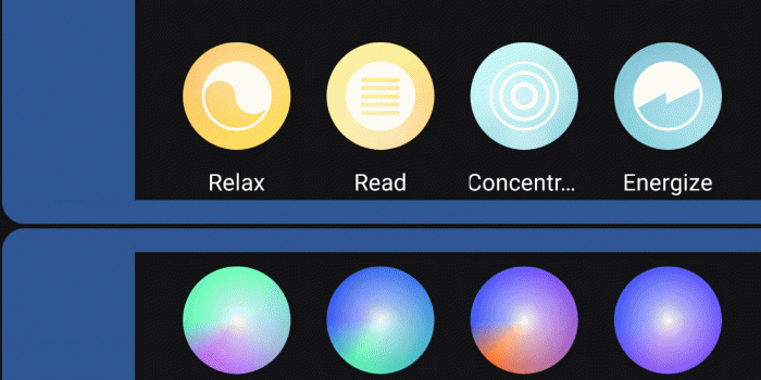 1440x2672 I designed a custom LCARS wallpaper for my Hue widget page. Still