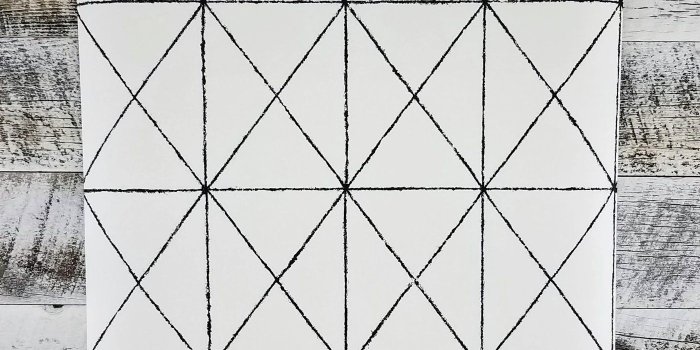 1400x1400 Intersection Black Geometric Wallpaper