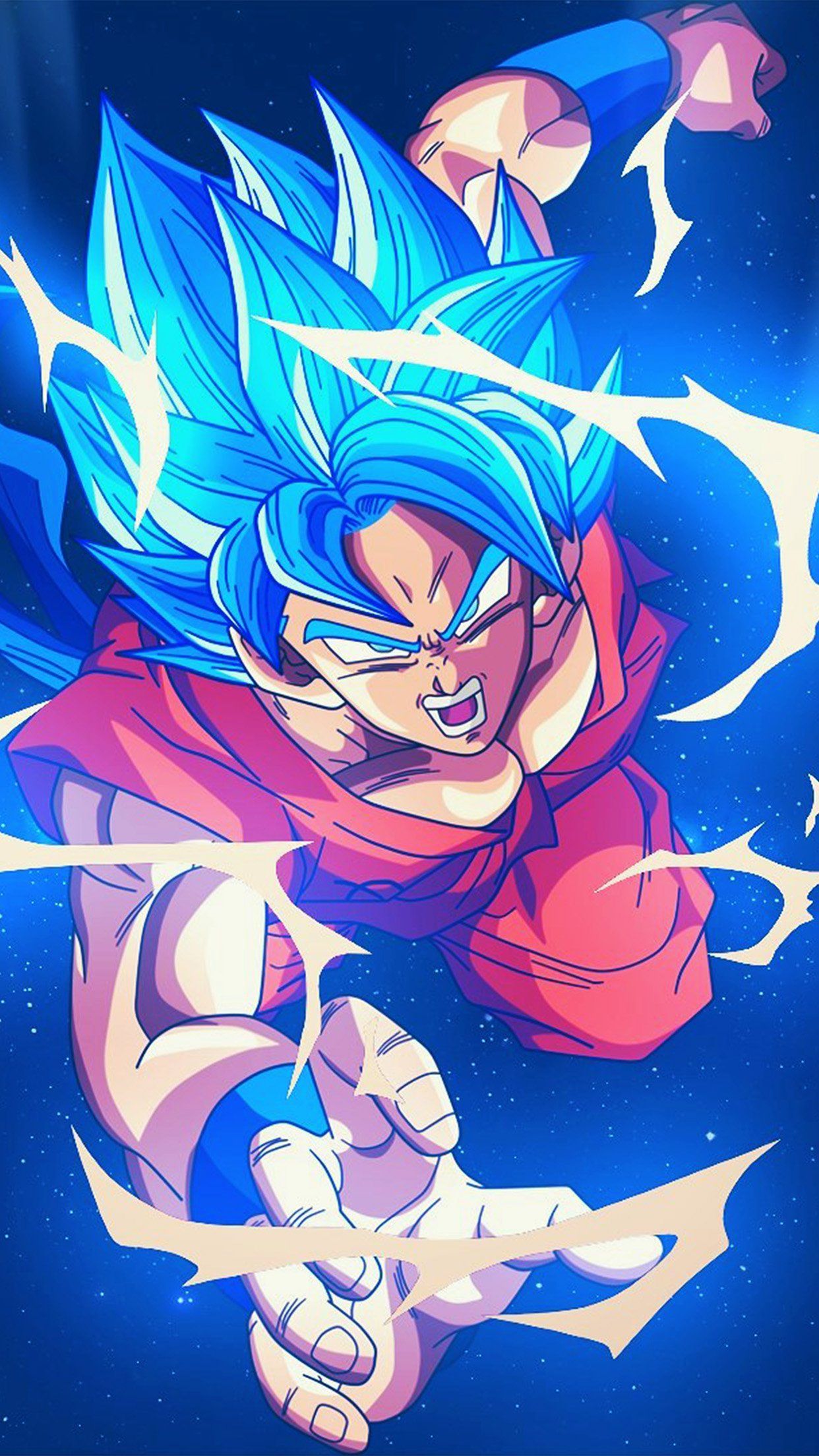 1242x2208 iPhone7papers.com | iPhone7 wallpaper | bc55-dragonball-goku-blue