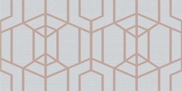 1000x1000 Albany Geometric Wallpaper, Grey and Rose