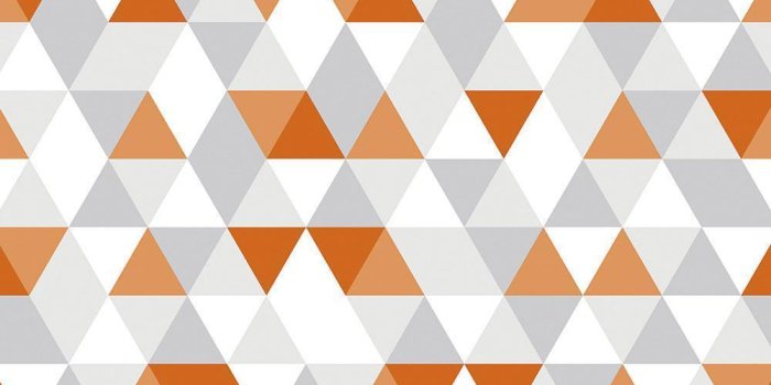 1000x799 Bright Orange Geometric Wallpaper Mural