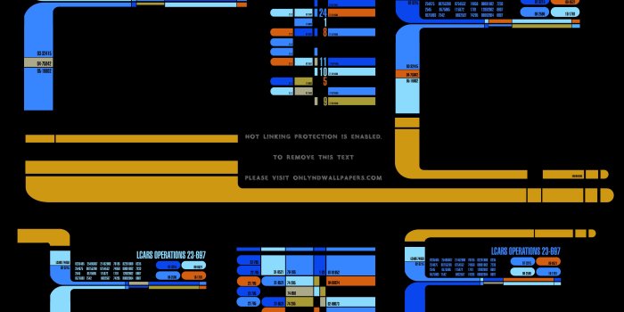 4172x3347 LCARS Star Trek Star