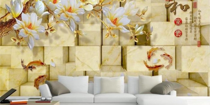 1024x806 Wallpaper And Rich And Beautiful Flowers Marble 3D Flower Wallpaper  Exquisite Advanced Waterproof Wallpaper