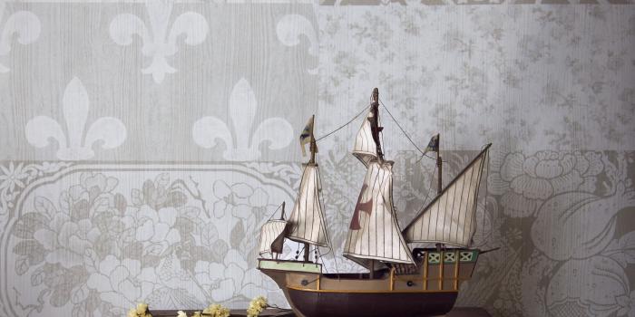 2592x2916 Arts & Crafts Patchwork Wallpaper - Beige in 2019 | 