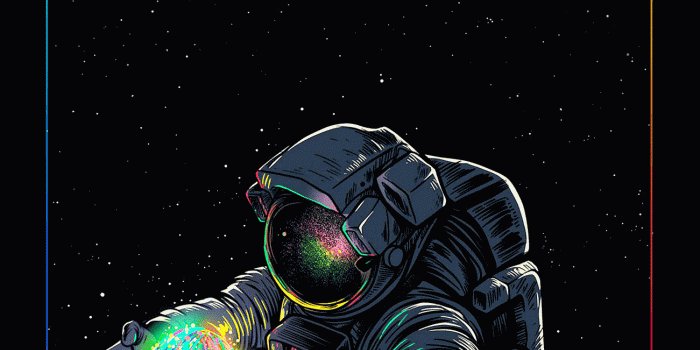 1301x2820 Astronaut iPhone Xs Notch Border [1301x280]. Remake of wallpaper
