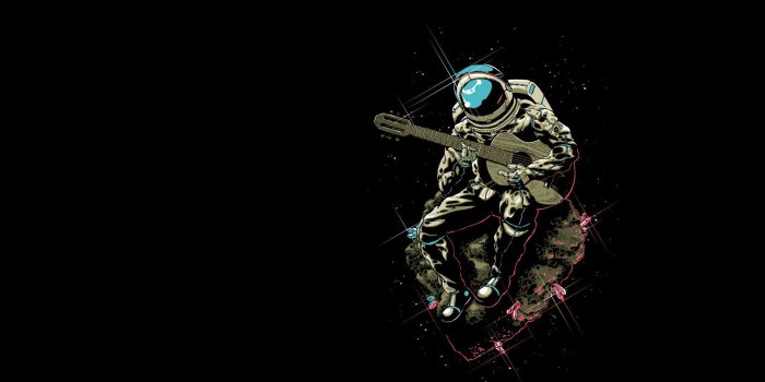 1920x1200 Guitarist astronaut wallpaper - Funny wallpapers - #16047