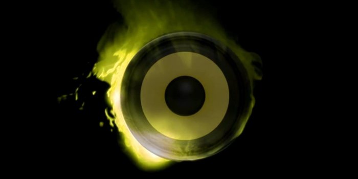 1680x1050 Yellow and black target illustration, music, Aimp, life, UKF Drum