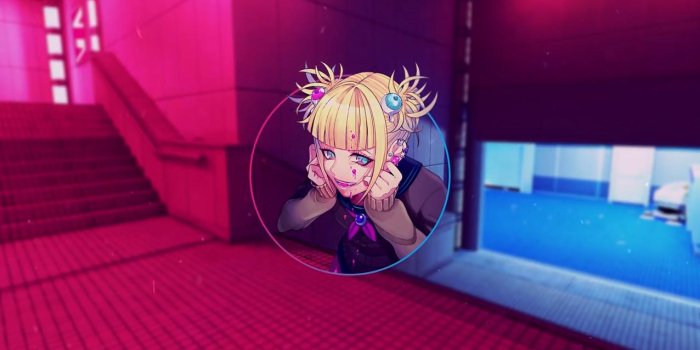 1276x715 Anime Himiko Toga Particles Live Wallpaper - DesktopHut