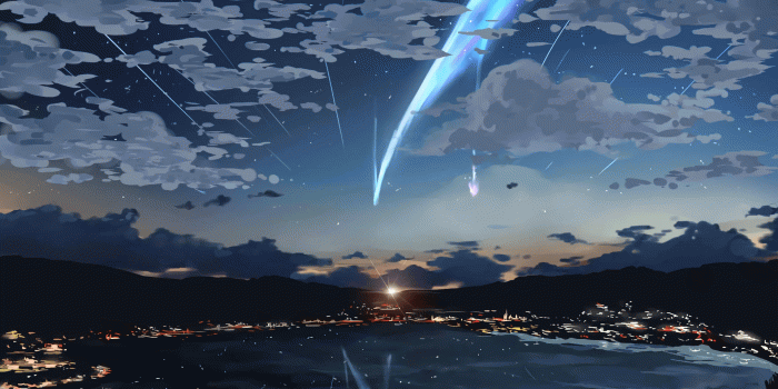 3840x2160 Download 3840x2160 Your Name, Sky, Stars, Kimi No Na Wa, Lights