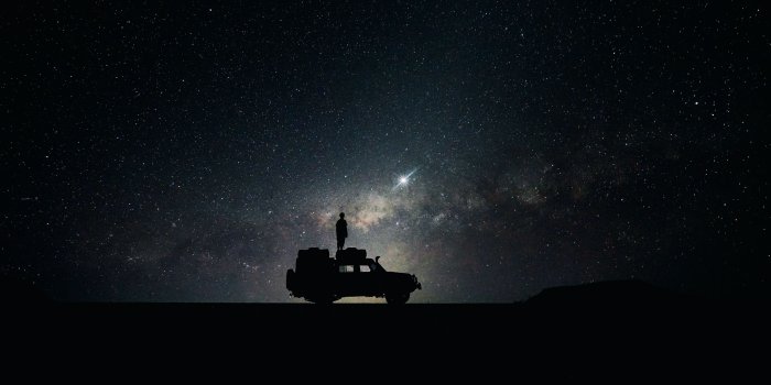 3840x2160 Download wallpaper 3840x2160 stars, sky, space, car 4k uhd 16:9 hd