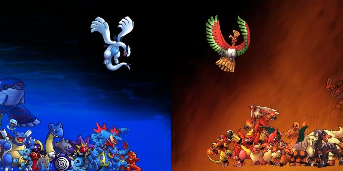 2880x900 pokemon lugia articuno hooh moltress groudon kyogre 2880x900