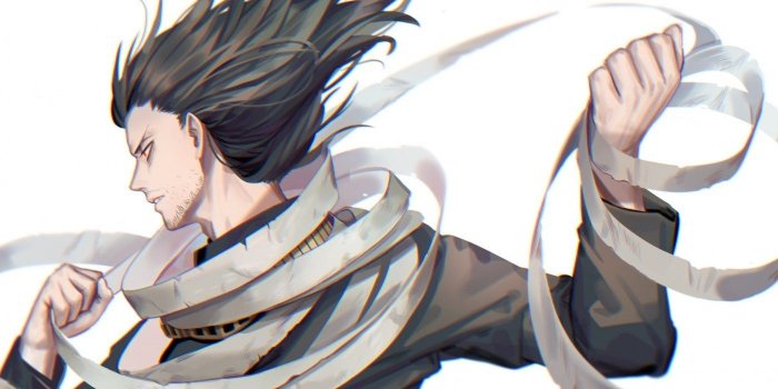 1400x988 Download 1400x988 Aizawa Shouta, Boku No Hero Academia, Profile View