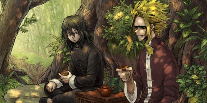 1920x1252 Anime My Hero Academia All Might Shouta Aizawa Wallpaper | Boku no