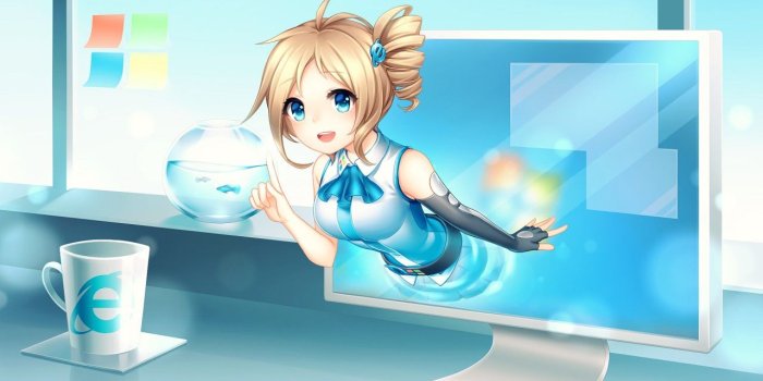 1280x720 Wallpaper Inori Aizawa, Microsoft, Windows, Internet Explorer, HD