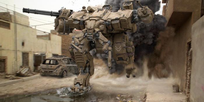 1920x1028 artwork, Digital Art, Mech, Robot, War, Military Wallpapers HD