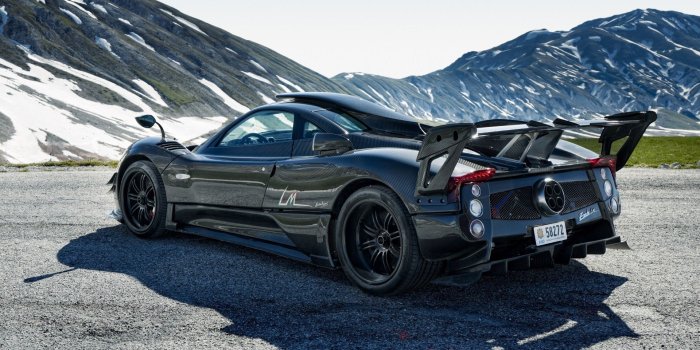 1920x1200 Download 1920x1200 Pagani Zonda 750, Black, Mountain, Cars