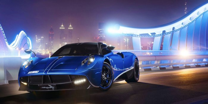 1843x1036 Full HD Wallpaper pagani huayra dubai sports car highway luxury