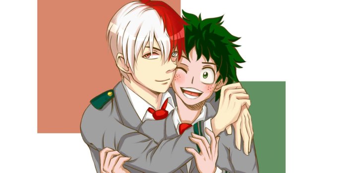 1600x1200 Allen Dwyn Bonador - Midoriya X Todoroki (yaoi)