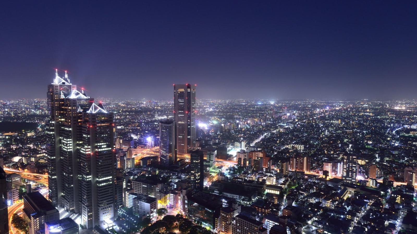 1920x1080 Night City View Tokyo Wallpaper - Wallpaper Stream