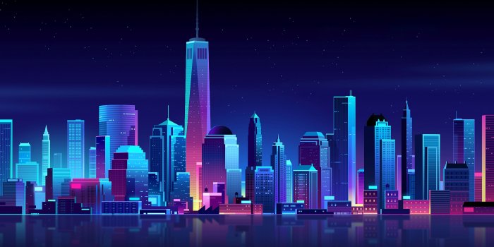 3960x2228 Neon City Wallpapers