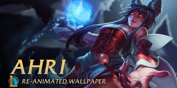 1280x720 Ahri | Re-animated wallpaper - League of Legends