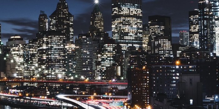 1440x2560 Manhattan New York City Night Cityscape 4K 8K Wallpapers | HD