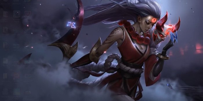 1366x768 Blood moon Diana league of legends wallpaper engine - HindGrapha