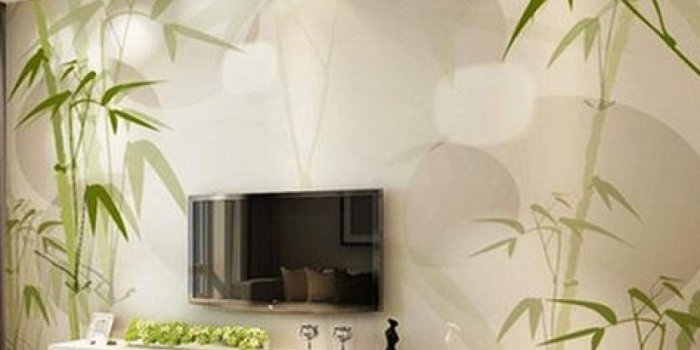 1050x1050 Free Shopping 2015 New Non woven Romantic Flicker Fresh Bamboo Dream TV  Setting Wall Painting Bamboo Wallpaper