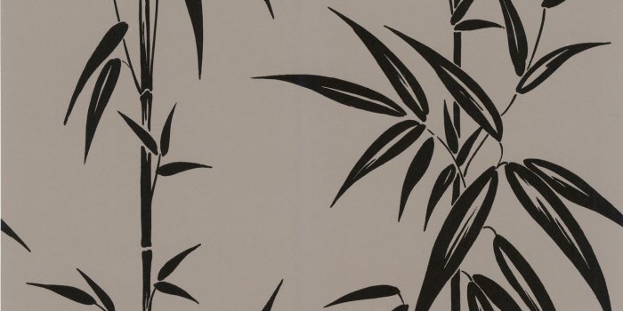 1280x1280 Kitchen, Bath and Bed Resource IV by Brewster 414-46909 Asuka Pewter Bamboo  Wallpaper