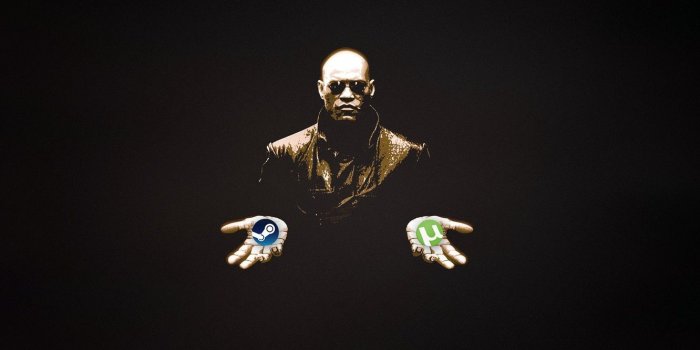1332x850 Wallpaper People, Black background, Matrix, Matrix, Steam, Morpheus