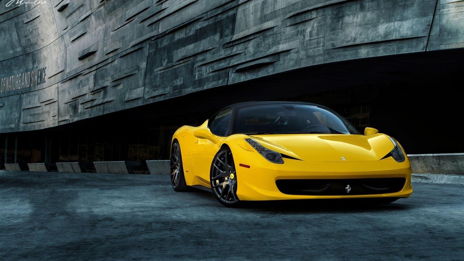 1920x1080 Yellow Ferrari wallpaper | 1920x1080 | #60919